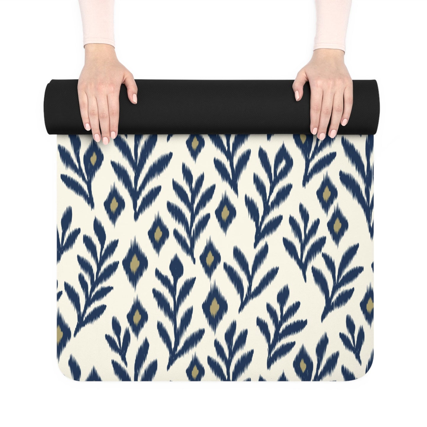 Yoga Mat | Blue & Gold | Laurel