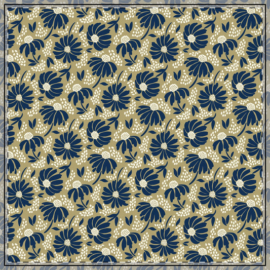 Tablecloth | Blue & Gold | Bellis