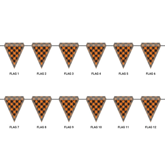 Flag Garland | Princeton, New Jersey | Gingham