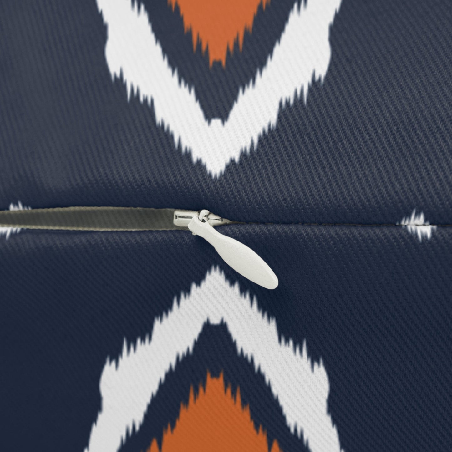 Pillow | Orange & Blue | Ikat