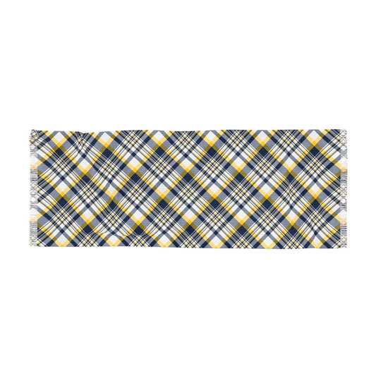 Scarf | Yellow & Blue | Tartan