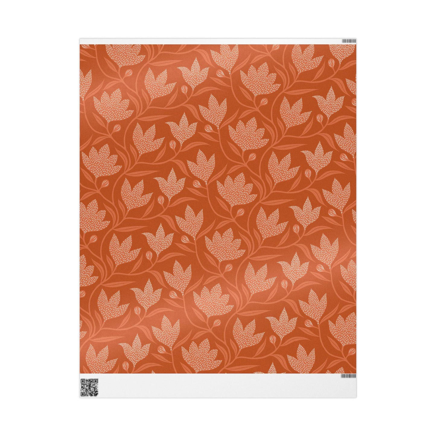 Gift Wrap | Dark Orange & White | Magnolia