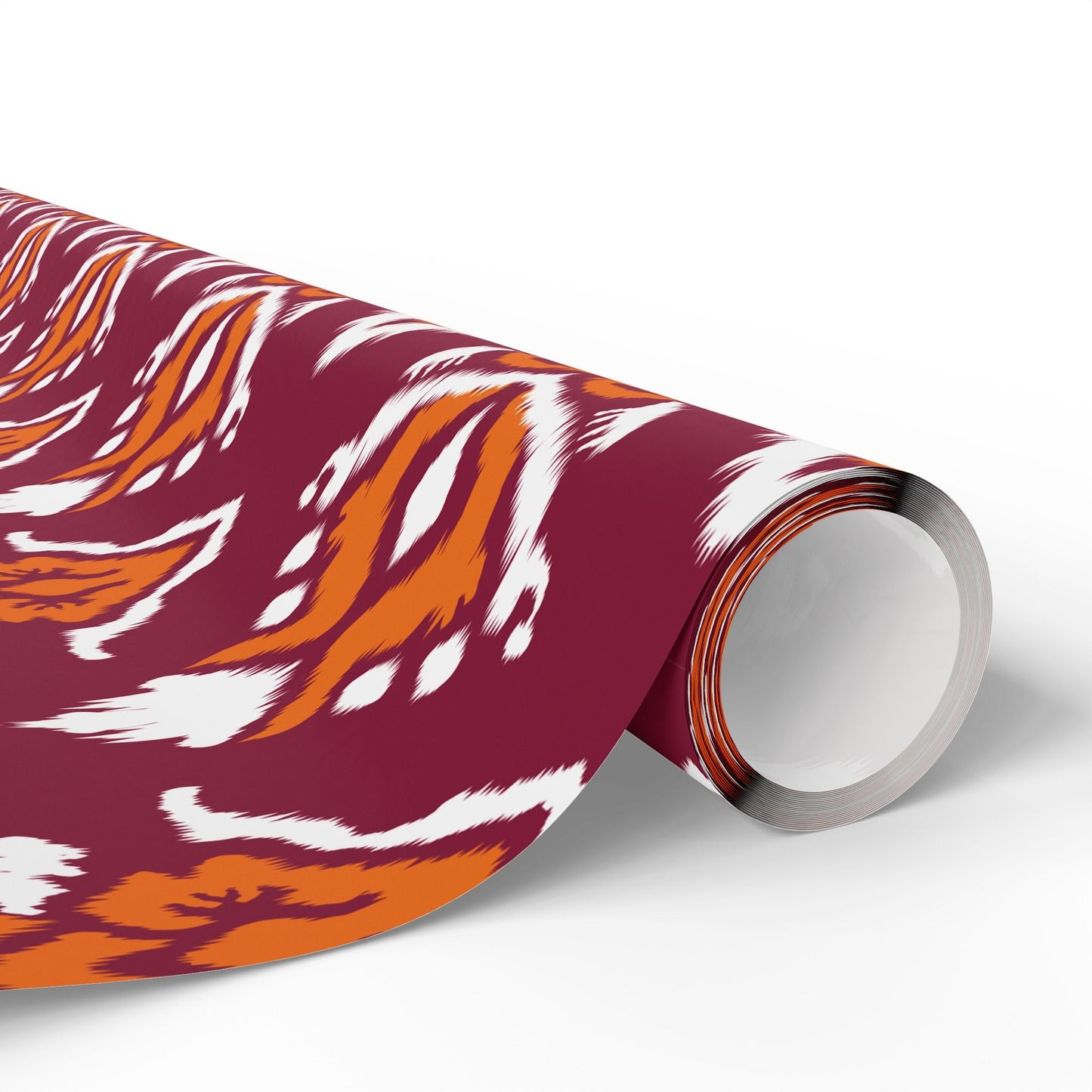 Gift Wrap | Maroon & Orange | Ikat