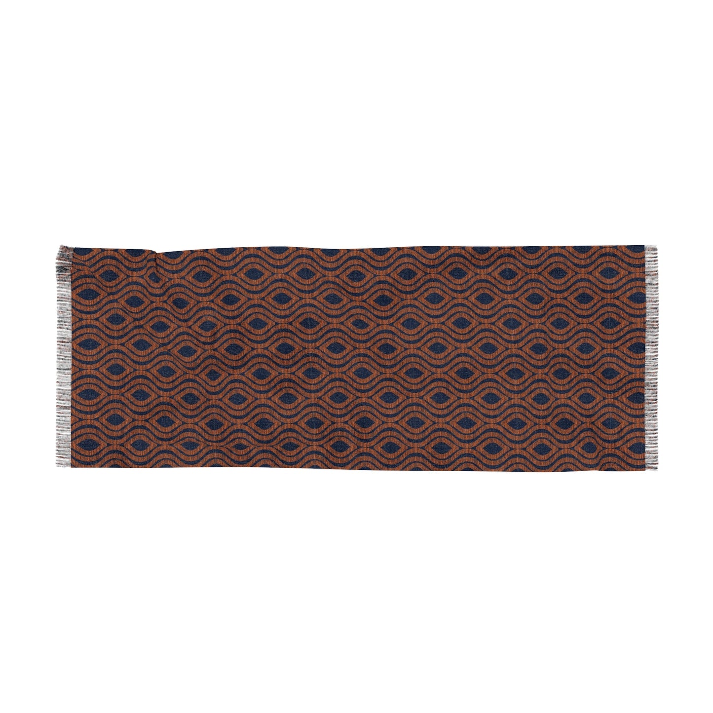 Scarf | Orange & Blue | Ogee