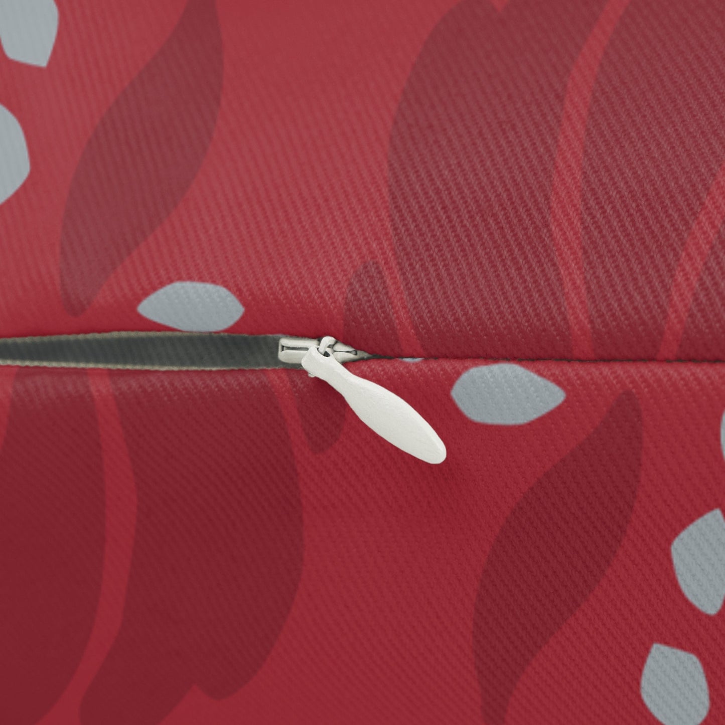 Pillow | Red & Gray | Bellis