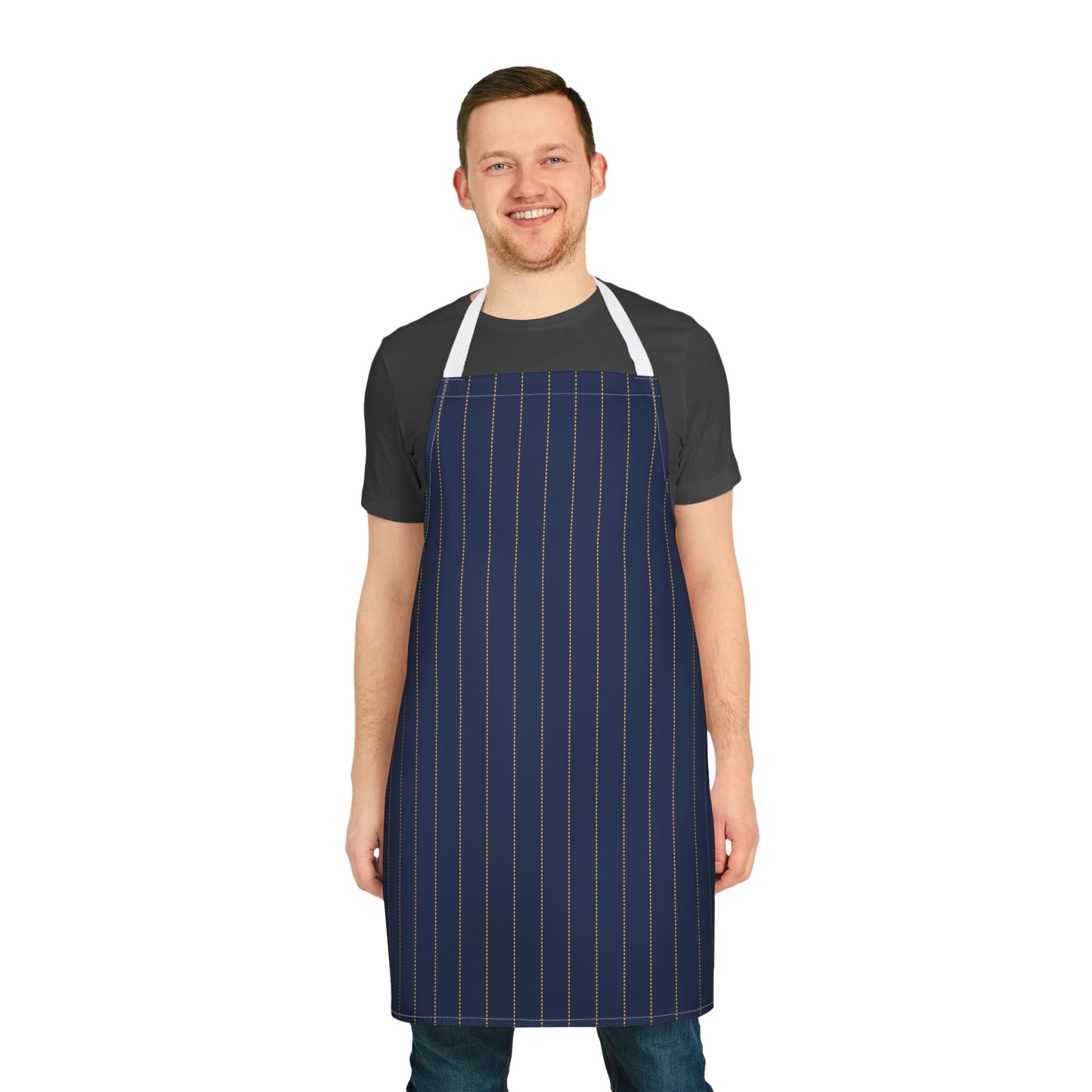 Apron | Yellow & Blue | Pinstripe
