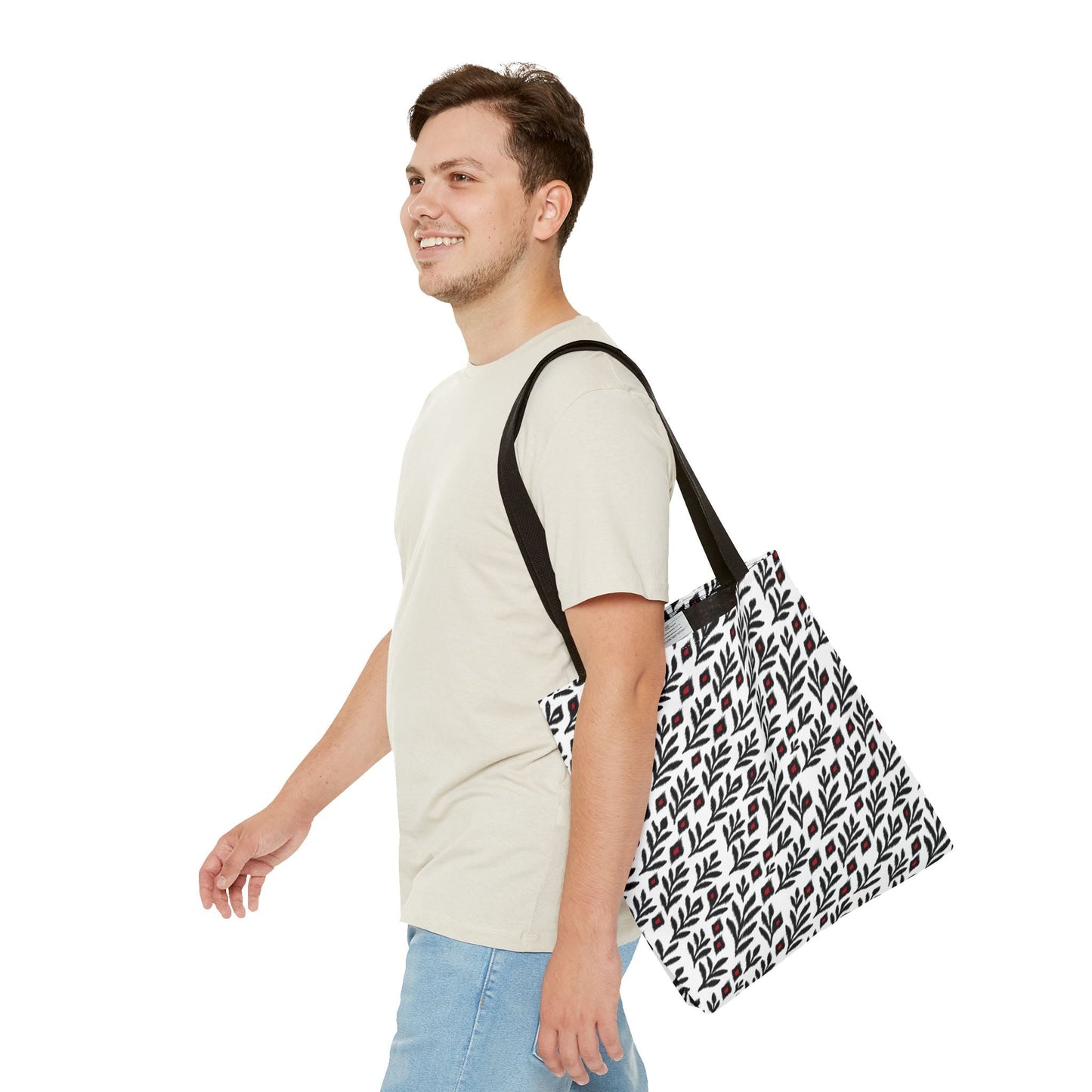 Tote Bag | Red & Black | Laurel