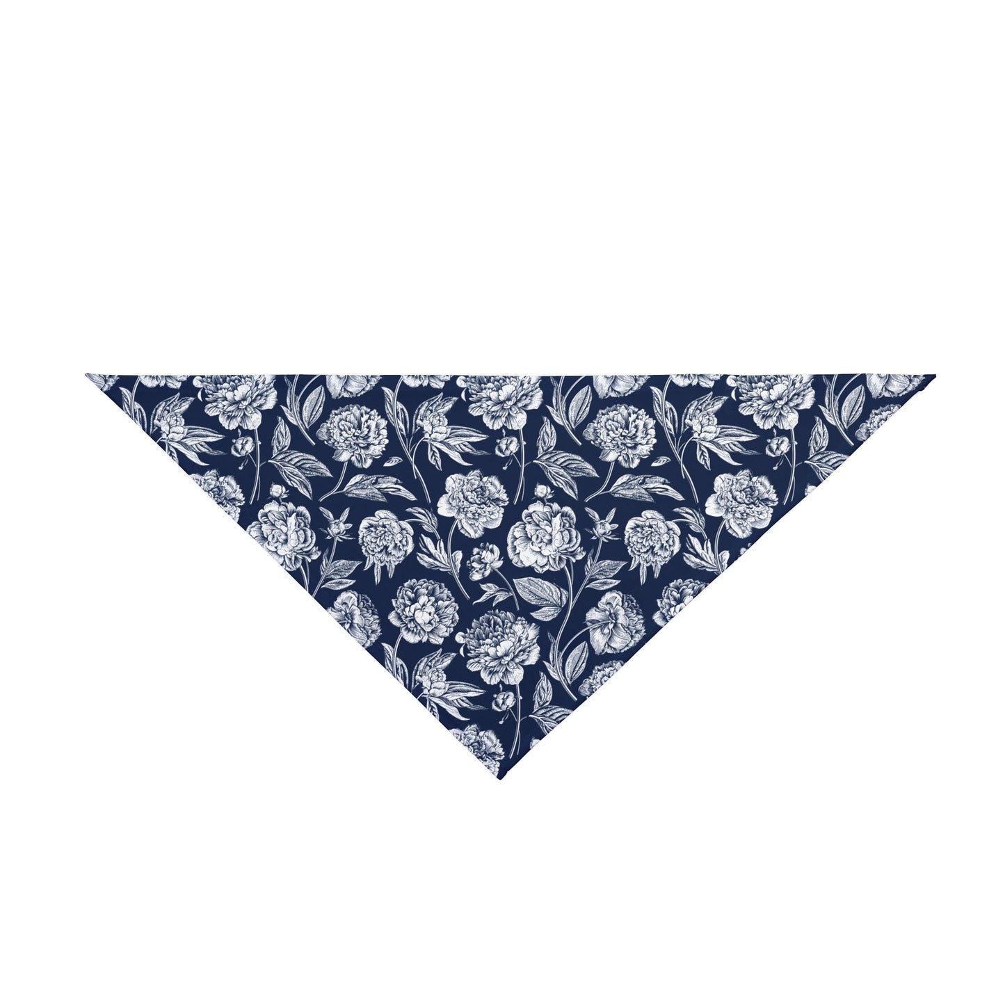 Pet Bandana | Navy & White | Peony