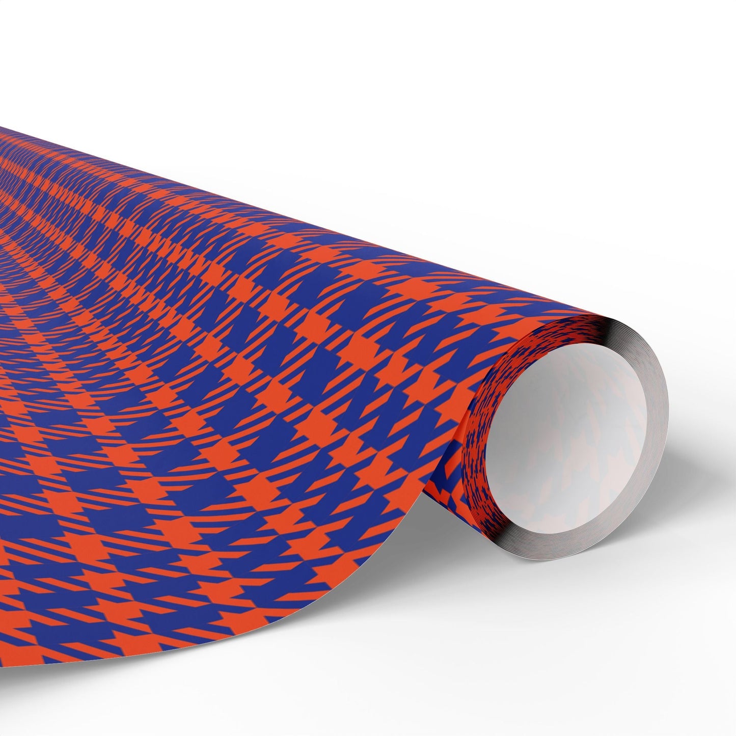 Gift Wrap | Bright Blue & Orange | Tweed