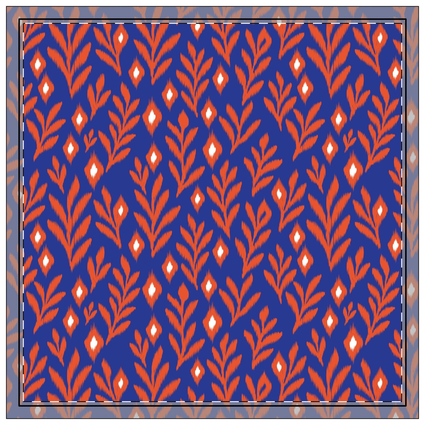 Napkins | Bright Blue & Orange | Laurel