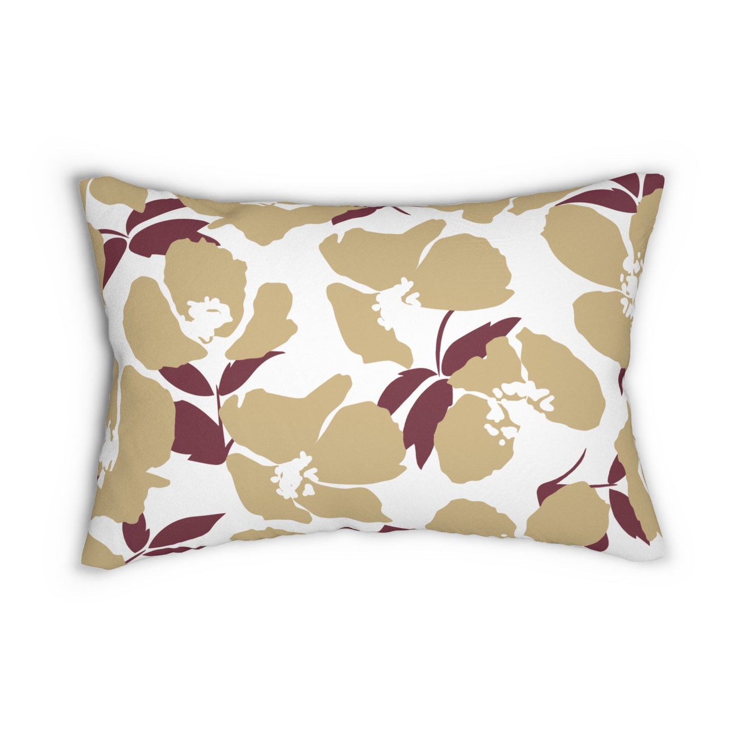 Pillow | Maroon & Gold | Poppy