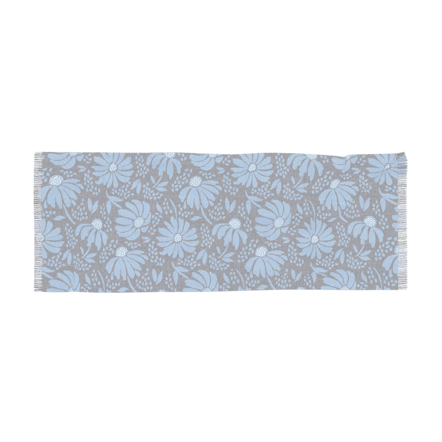 Scarf | Light Blue & White | Bellis