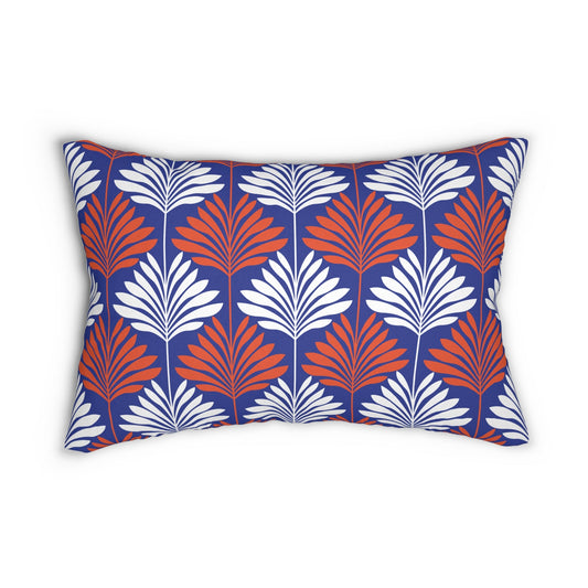 Pillow | Bright Blue & Orange | Deco
