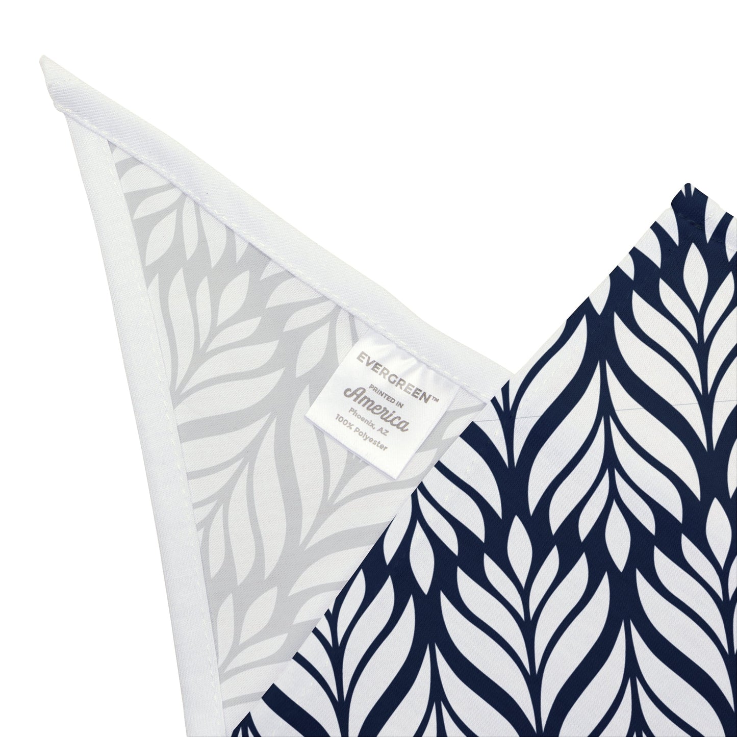 Pet Bandana | Navy & White | Palm
