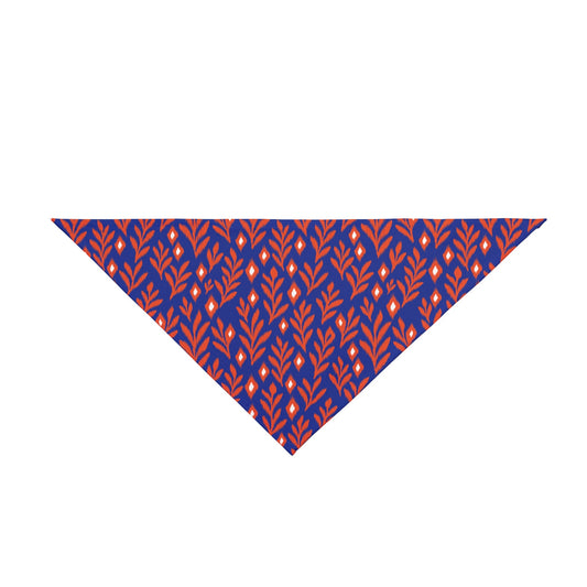 Pet Bandana | Bright Blue & Orange | Laurel