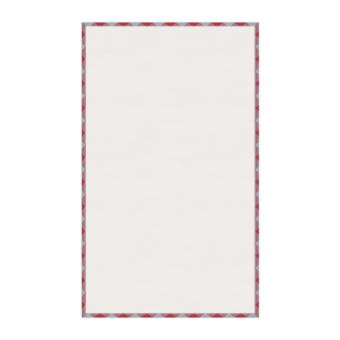 Tea Towels | Red & Gray | Gingham