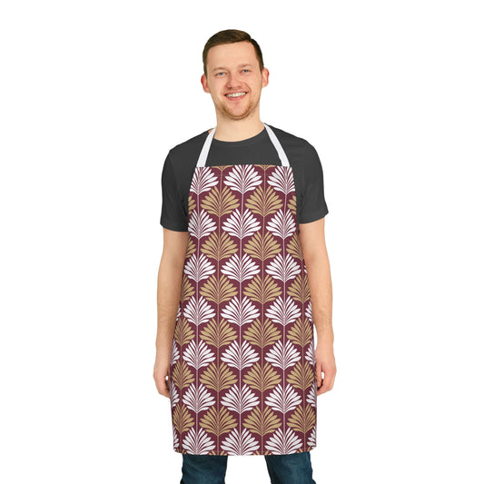 Apron | Maroon & Gold | Deco