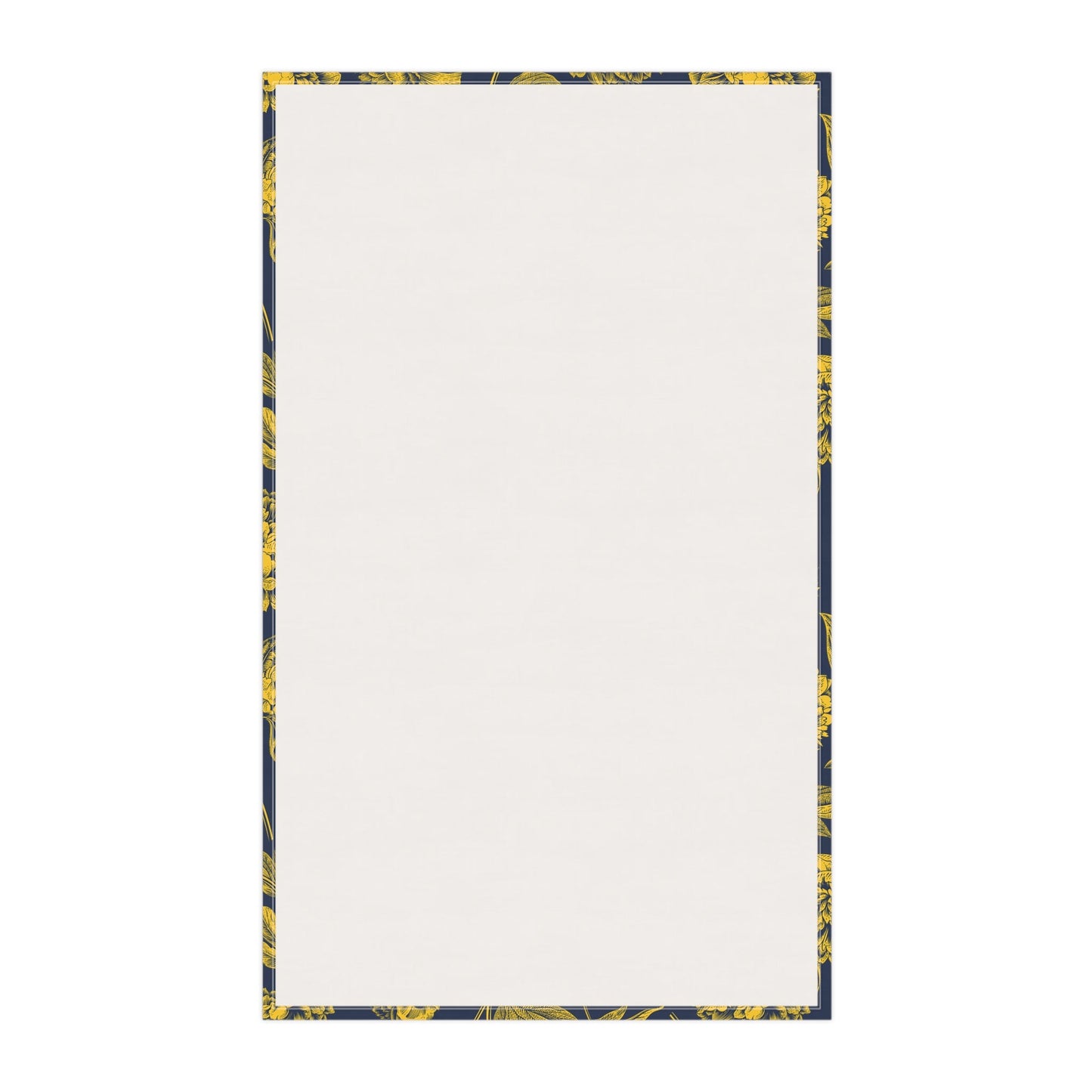 Tea Towels | Yellow & Blue | Peony