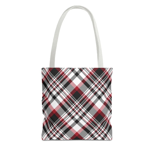Tote Bag | Red & Black | Tartan
