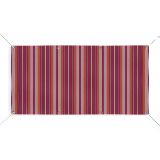 Banner | Maroon & Orange | Stripe