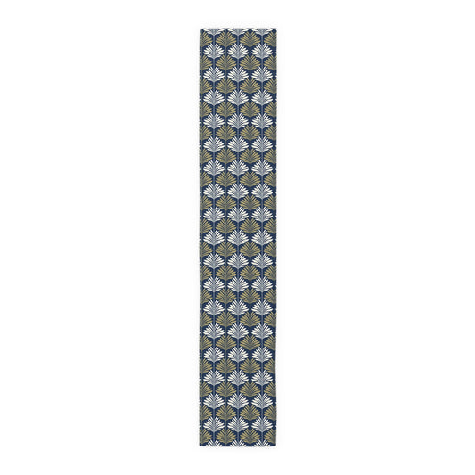 Table Runner | Blue & Gold | Deco