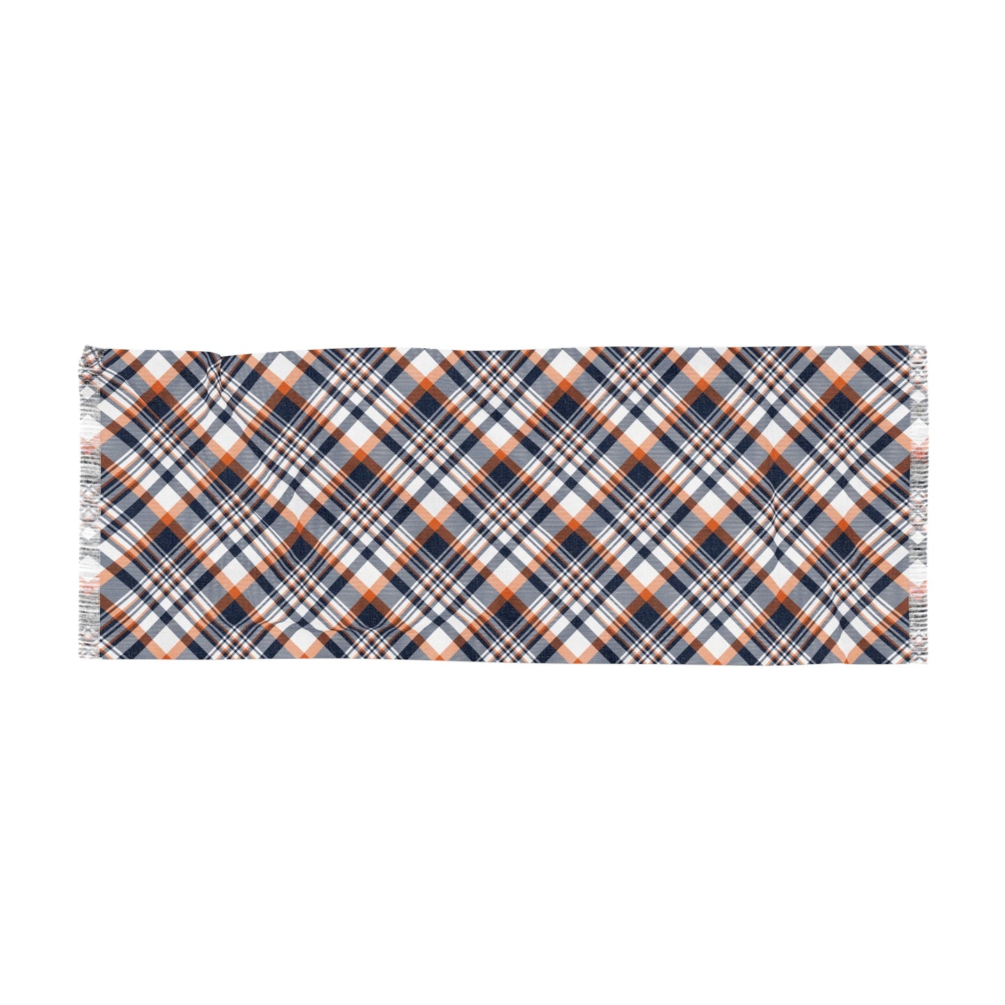 Scarf | Orange & Blue | Tartan
