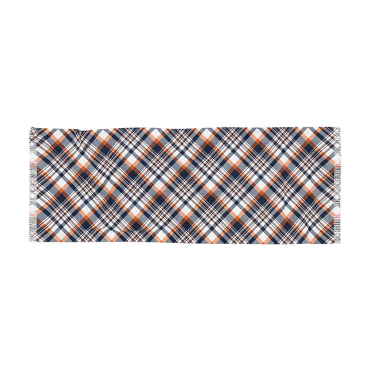 Scarf | Orange & Blue | Tartan