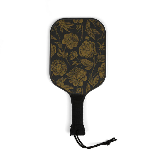 Pickleball Paddle Kit | Black & Gold | Peony