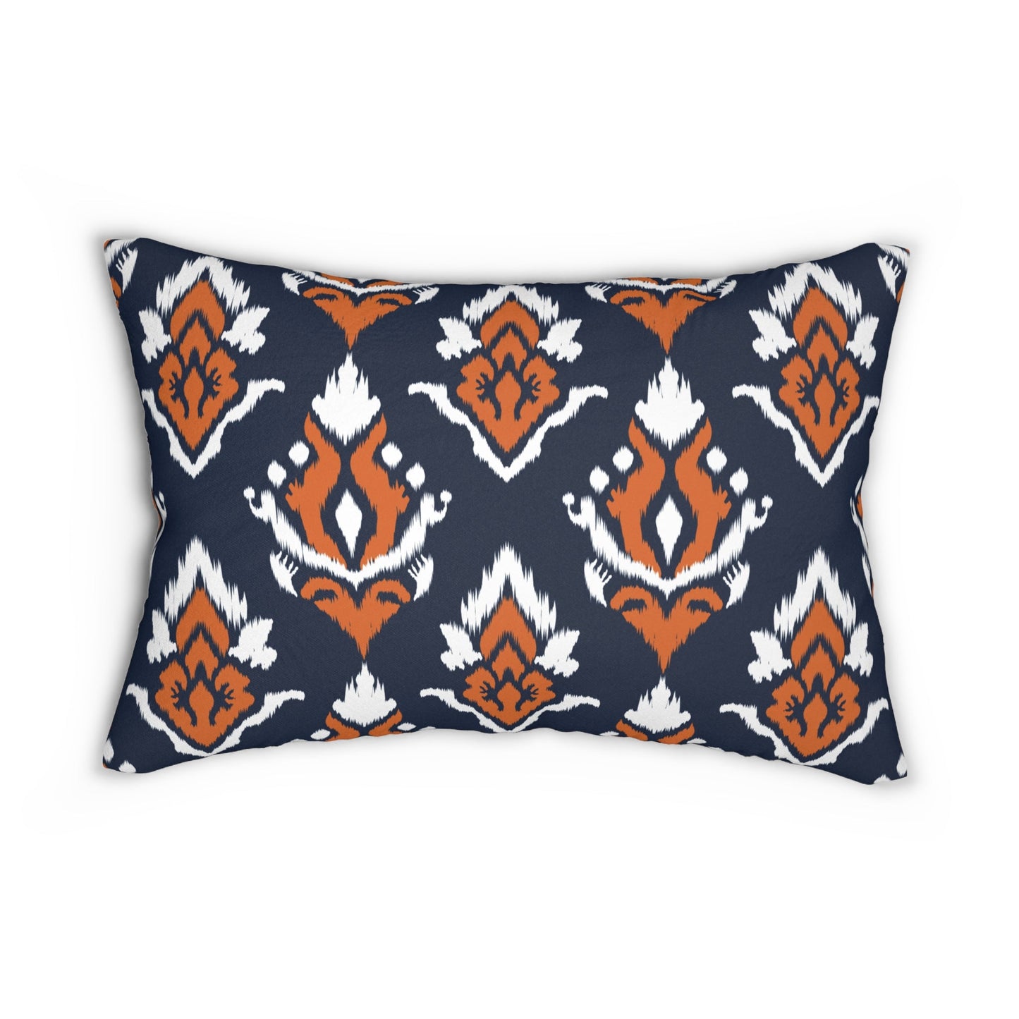 Pillow | Orange & Blue | Ikat
