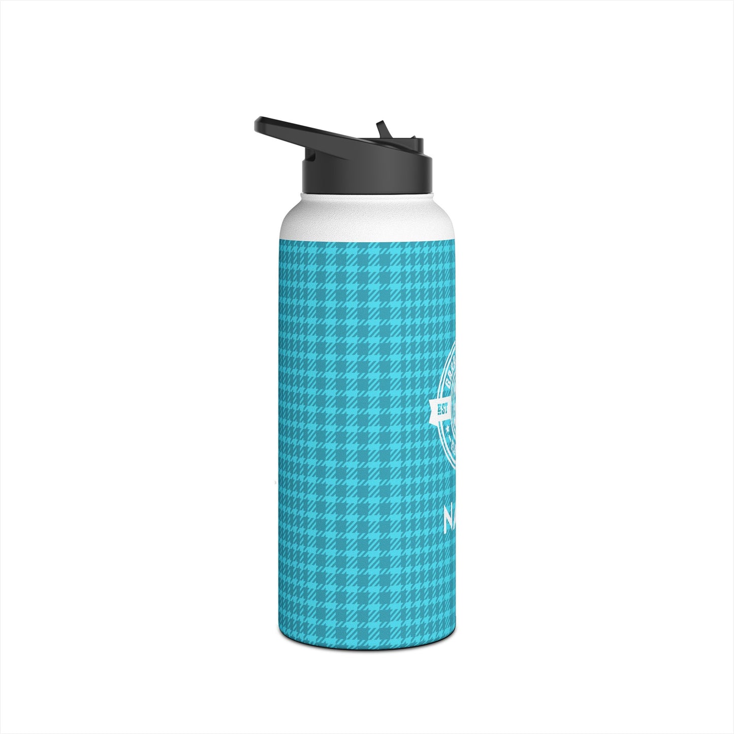 Insulated Water Bottle | Greyhounds | Teal Tartan
