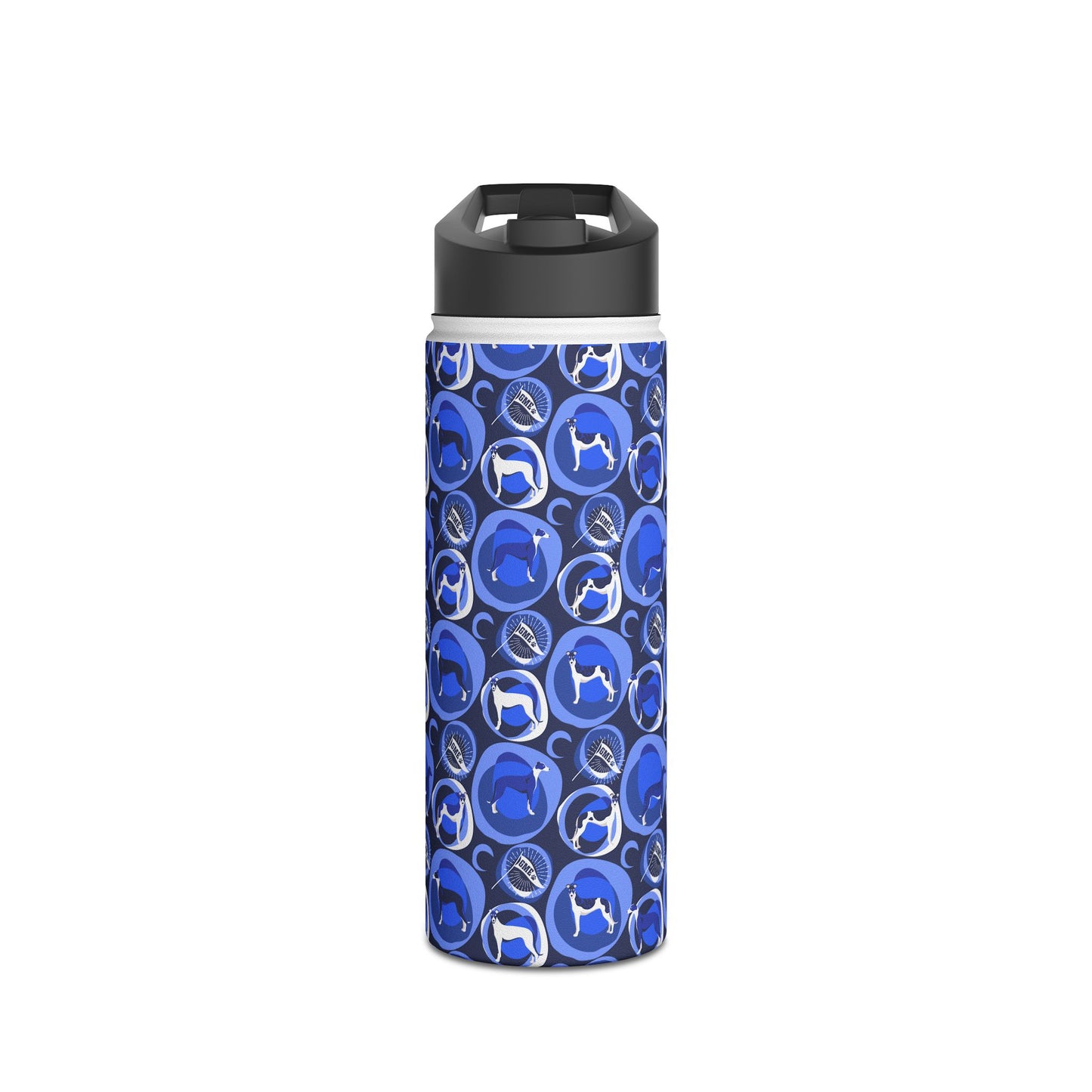Insulated Water Bottle | Greyhounds | Blue Bubbles