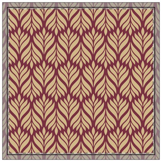 Napkins | Maroon & Gold | Palm