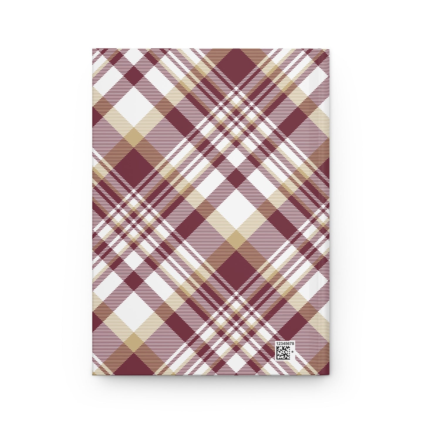 Journal | Maroon & Gold | Tartan