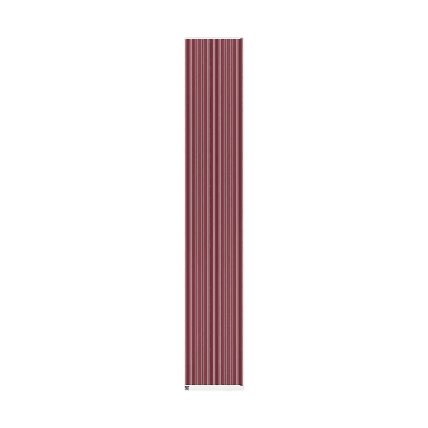 Gift Wrap | Maroon & Gold | Stripe