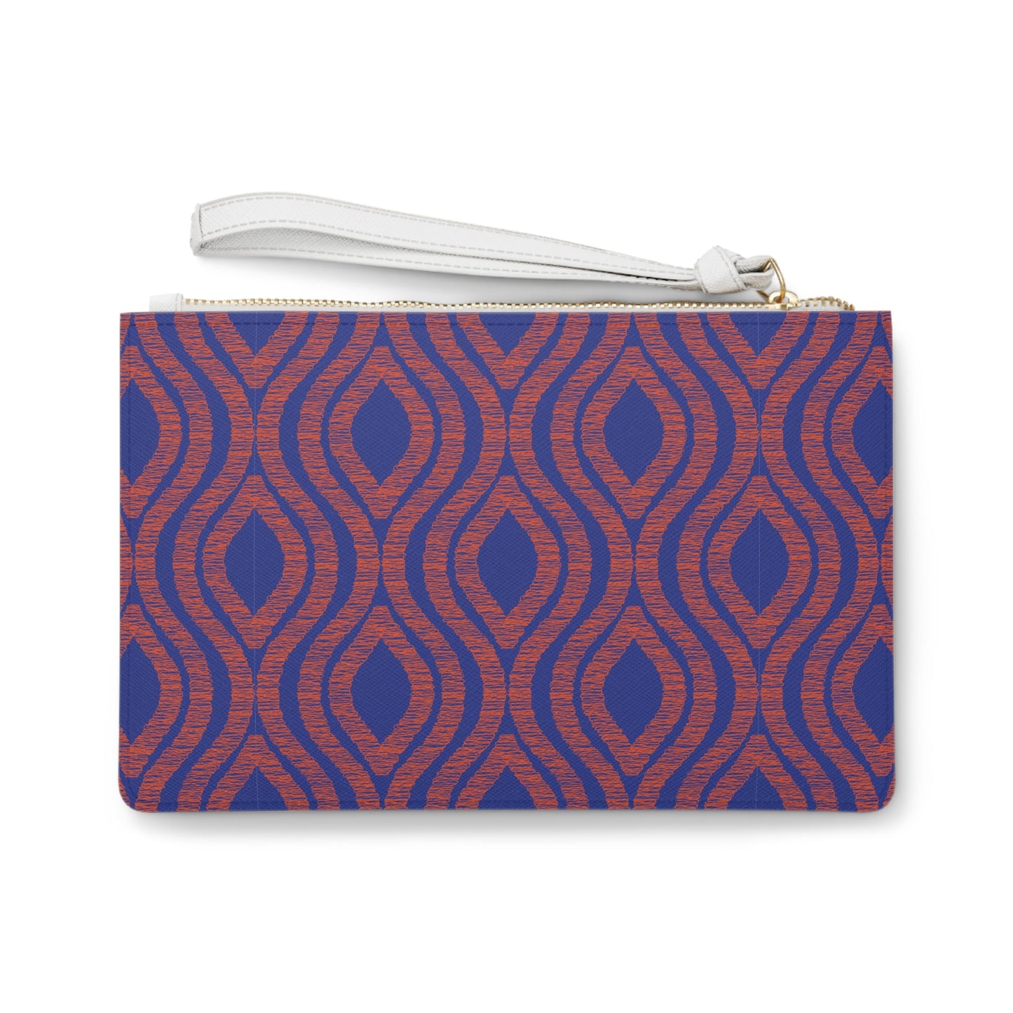 Clutch Bag | Bright Blue & Orange | Ogee