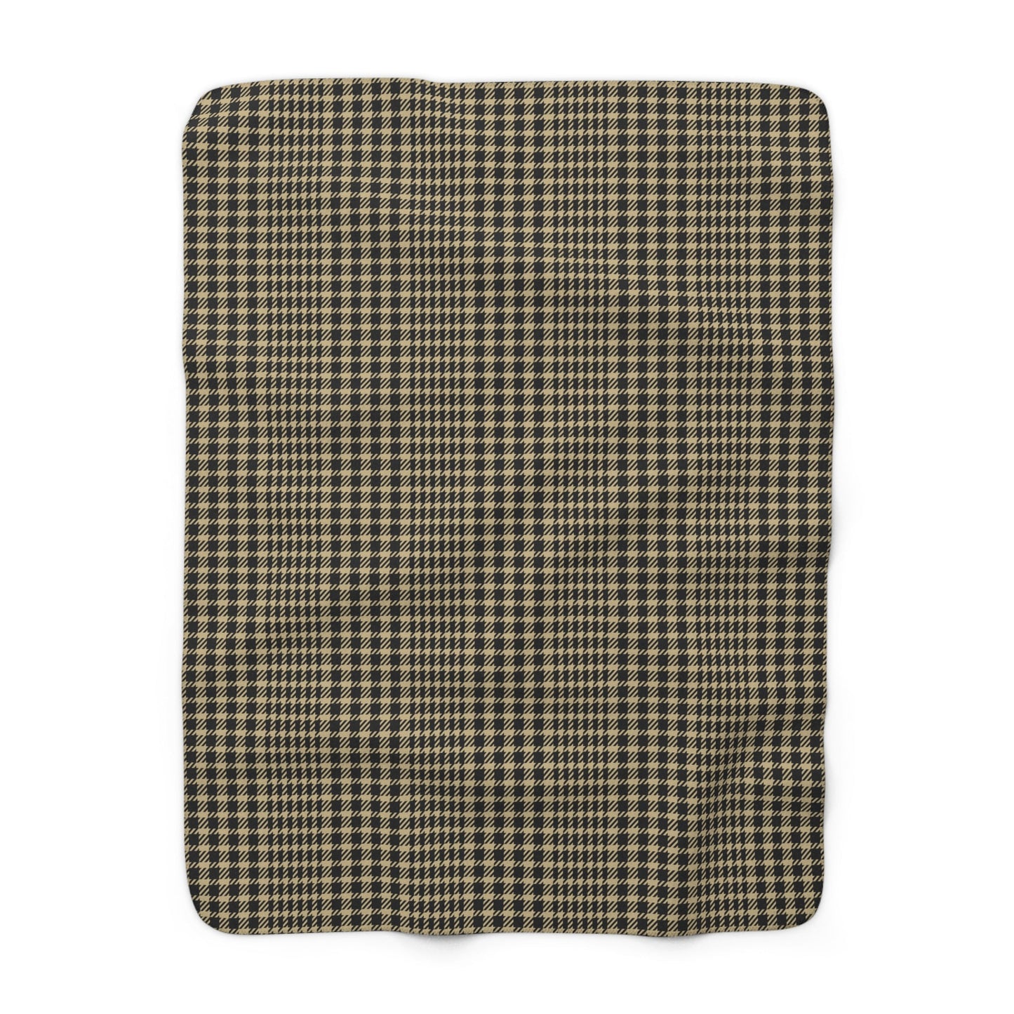 Sherpa Blanket | Black & Gold | Tweed