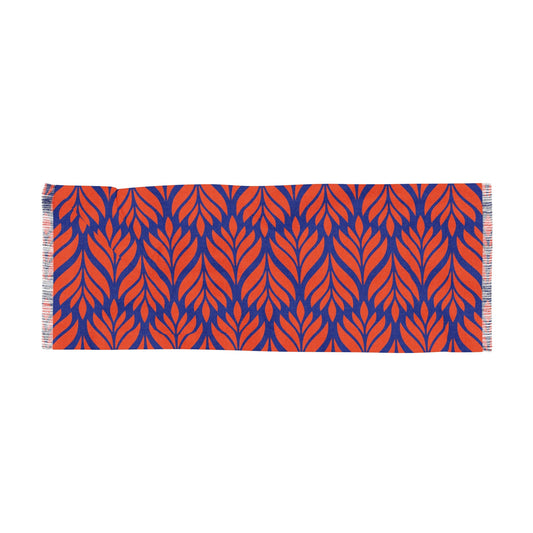 Scarf | Bright Blue & Orange | Palm