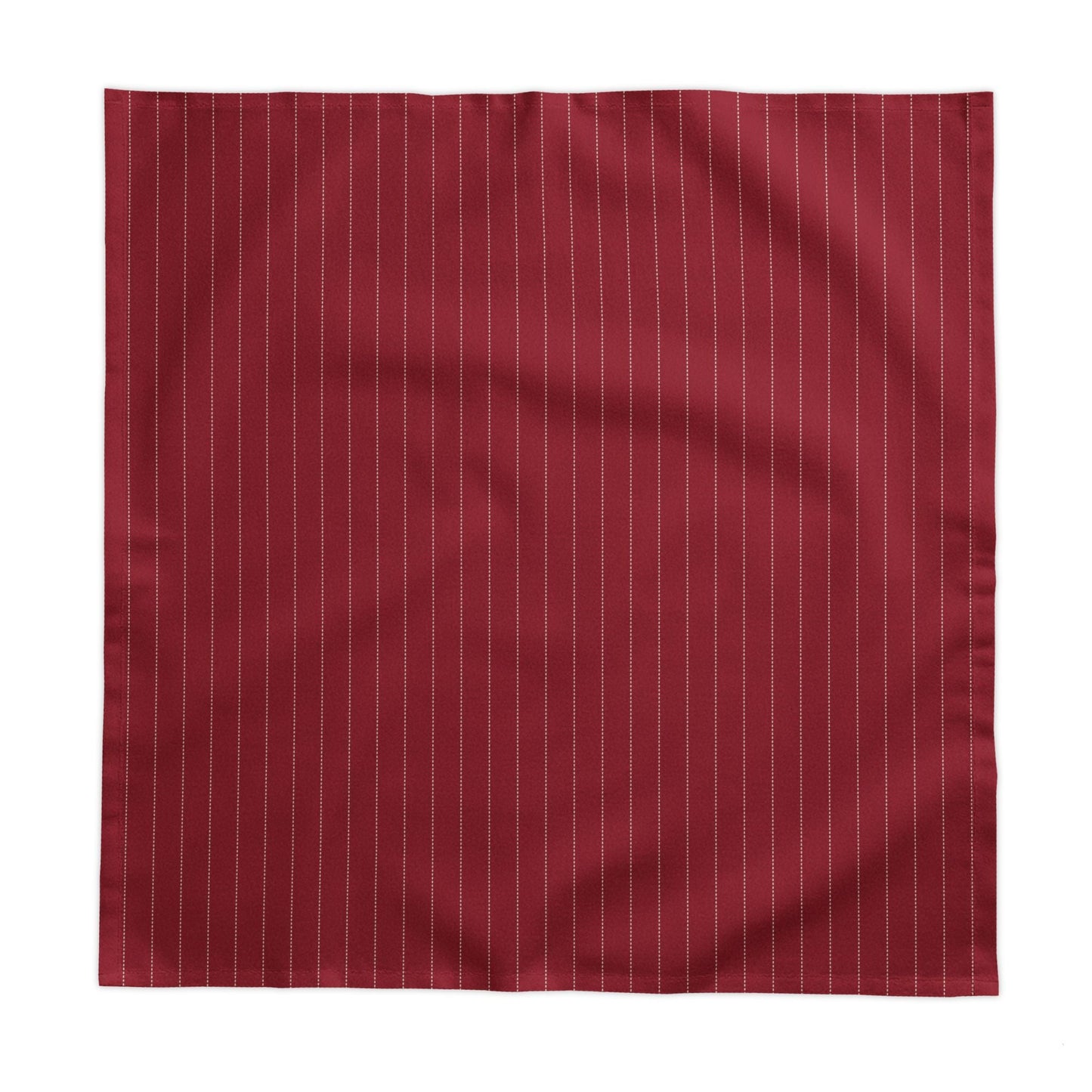 Tablecloth | Maroon & White | Pinstripe