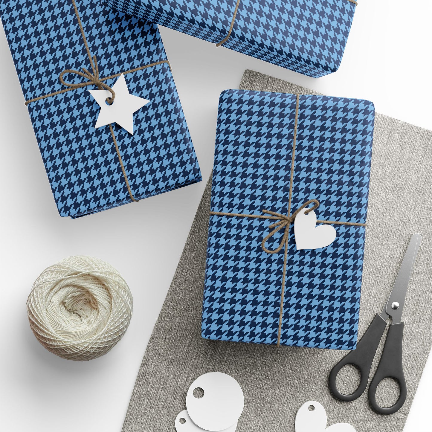 Gift Wrap | Chapel Hill, North Carolina | Houndstooth