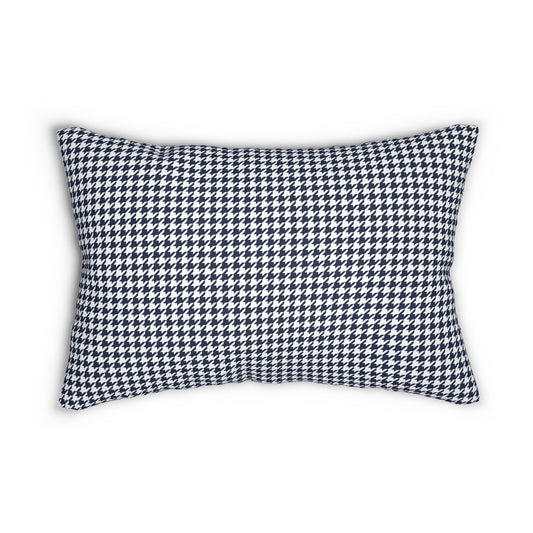 Pillow | Navy & White | Houndstooth