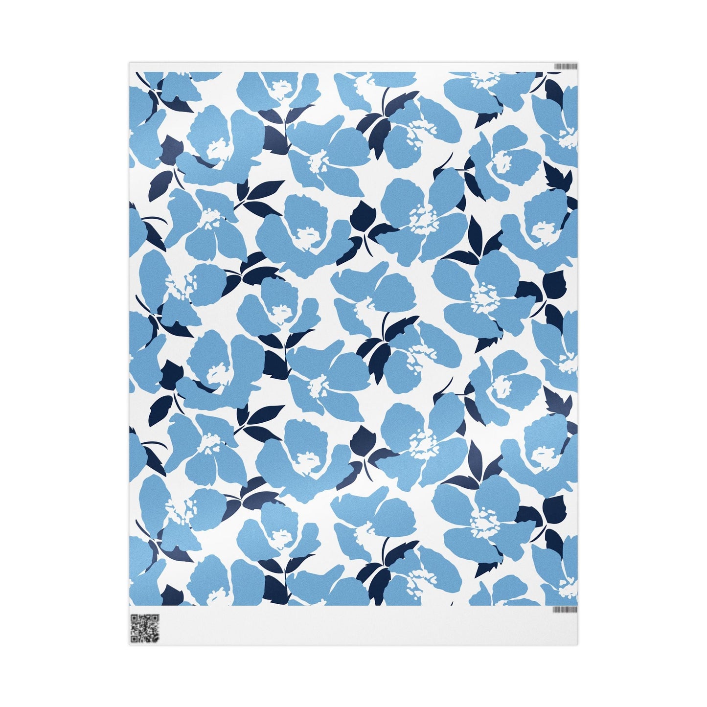 Gift Wrap | Light Blue & White | Poppy