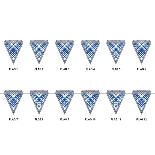 Flag Garland | Lexington, Kentucky | Tartan