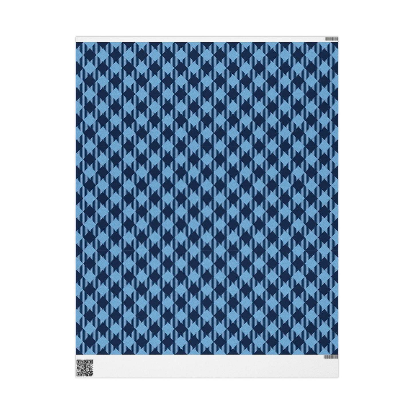 Gift Wrap | Light Blue & White | Gingham
