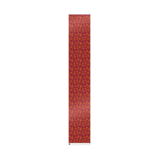 Gift Wrap | Maroon & Orange | Peony