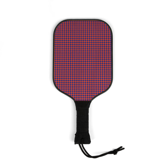 Pickleball Paddle Kit | Bright Blue & Orange | Houndstooth