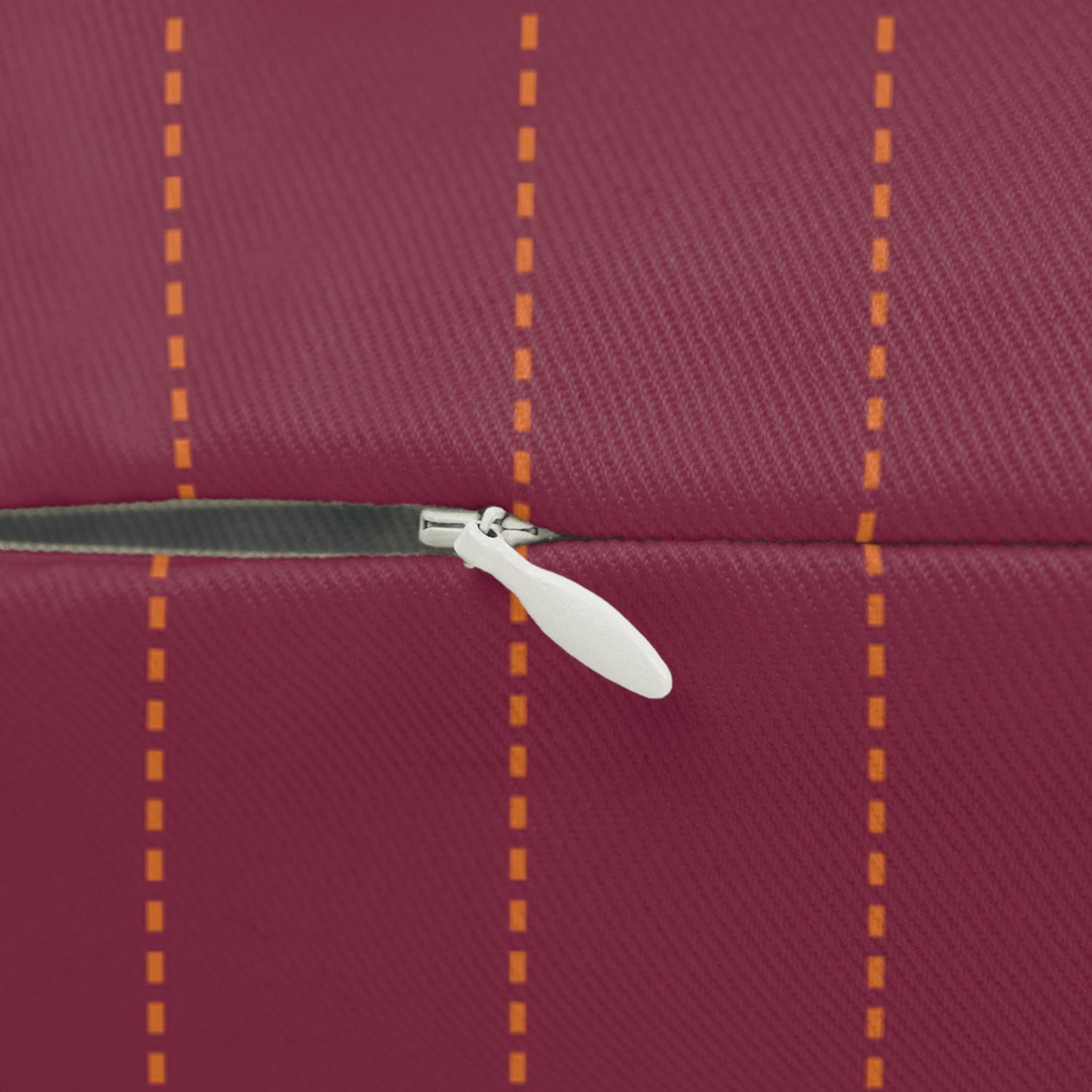 Pillow | Maroon & Orange | Pinstripe