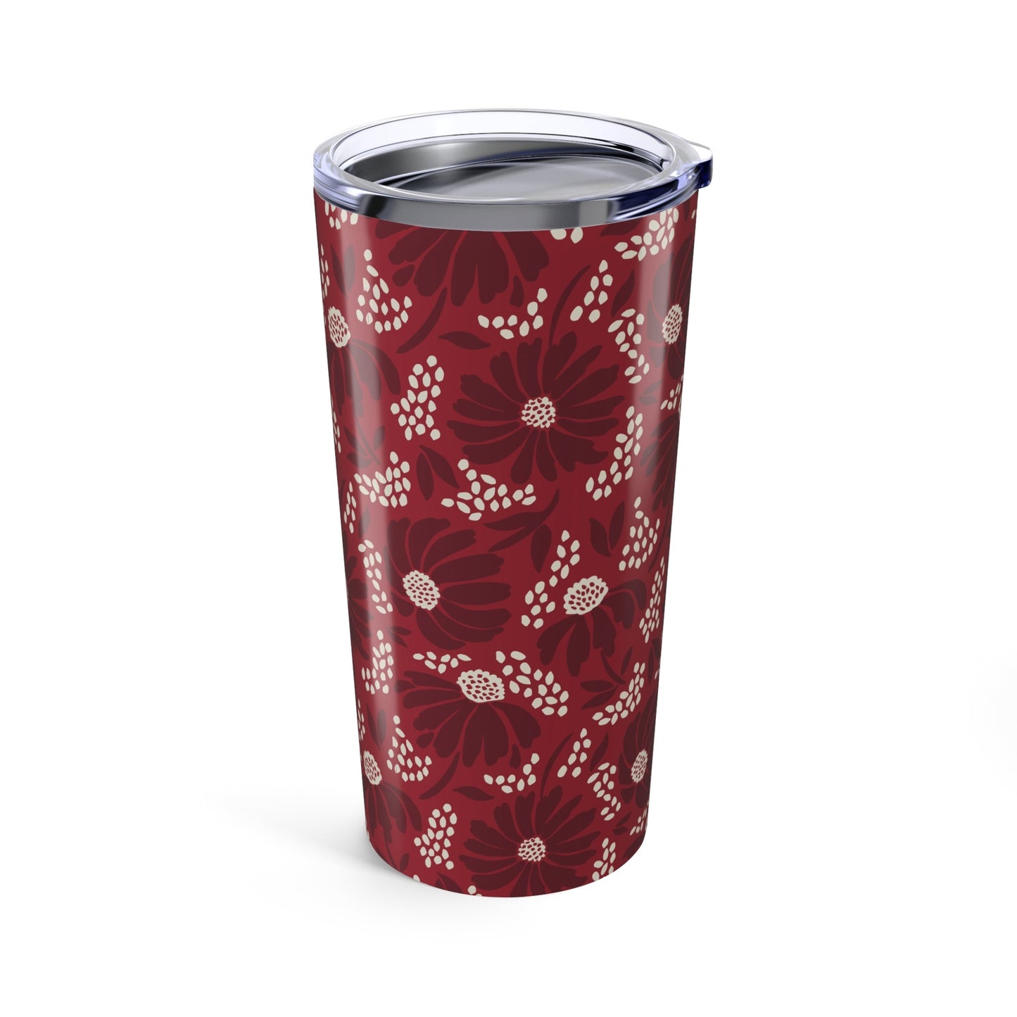 Tumbler | Maroon & White | Bellis
