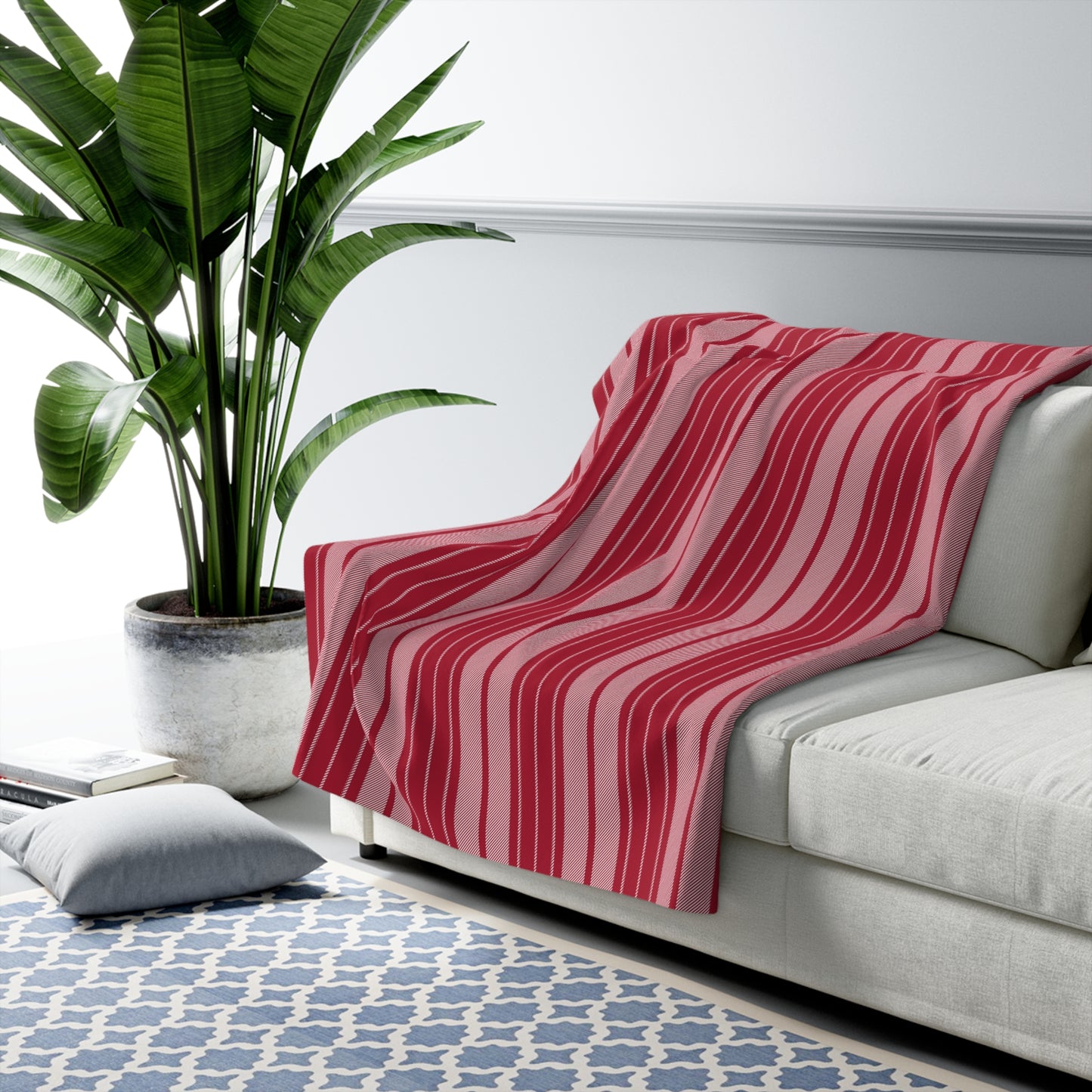 Sherpa Blanket | Bloomington, Indiana | Stripe