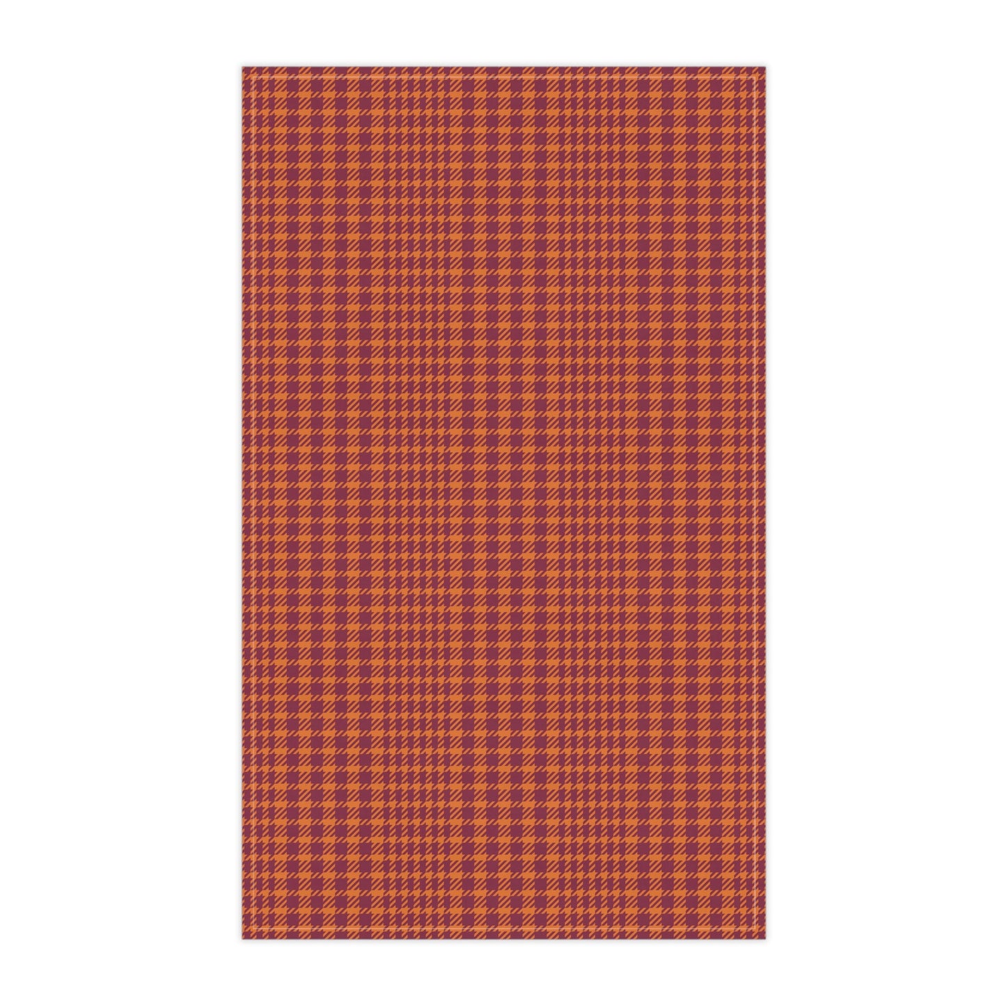 Tea Towels | Maroon & Orange | Tweed