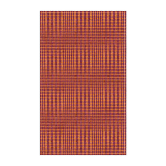 Tea Towels | Maroon & Orange | Tweed